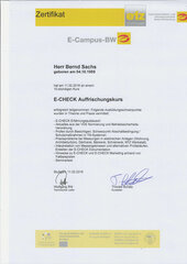 E-CHECK Auffrischungskurs