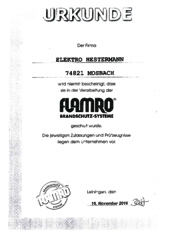 FLAMRO Brandschutz-Systeme